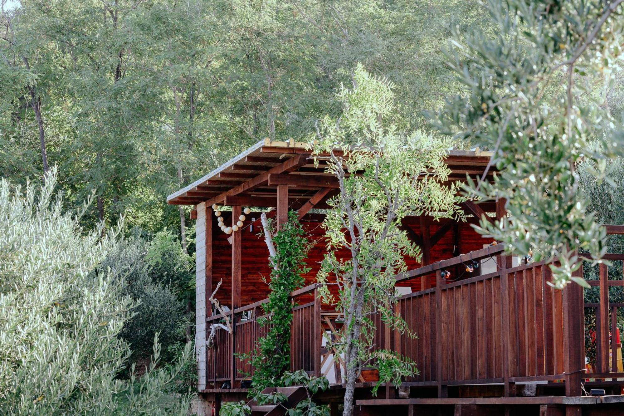 Campo de lujo Glamping Bell Tent Robinson Ljubač