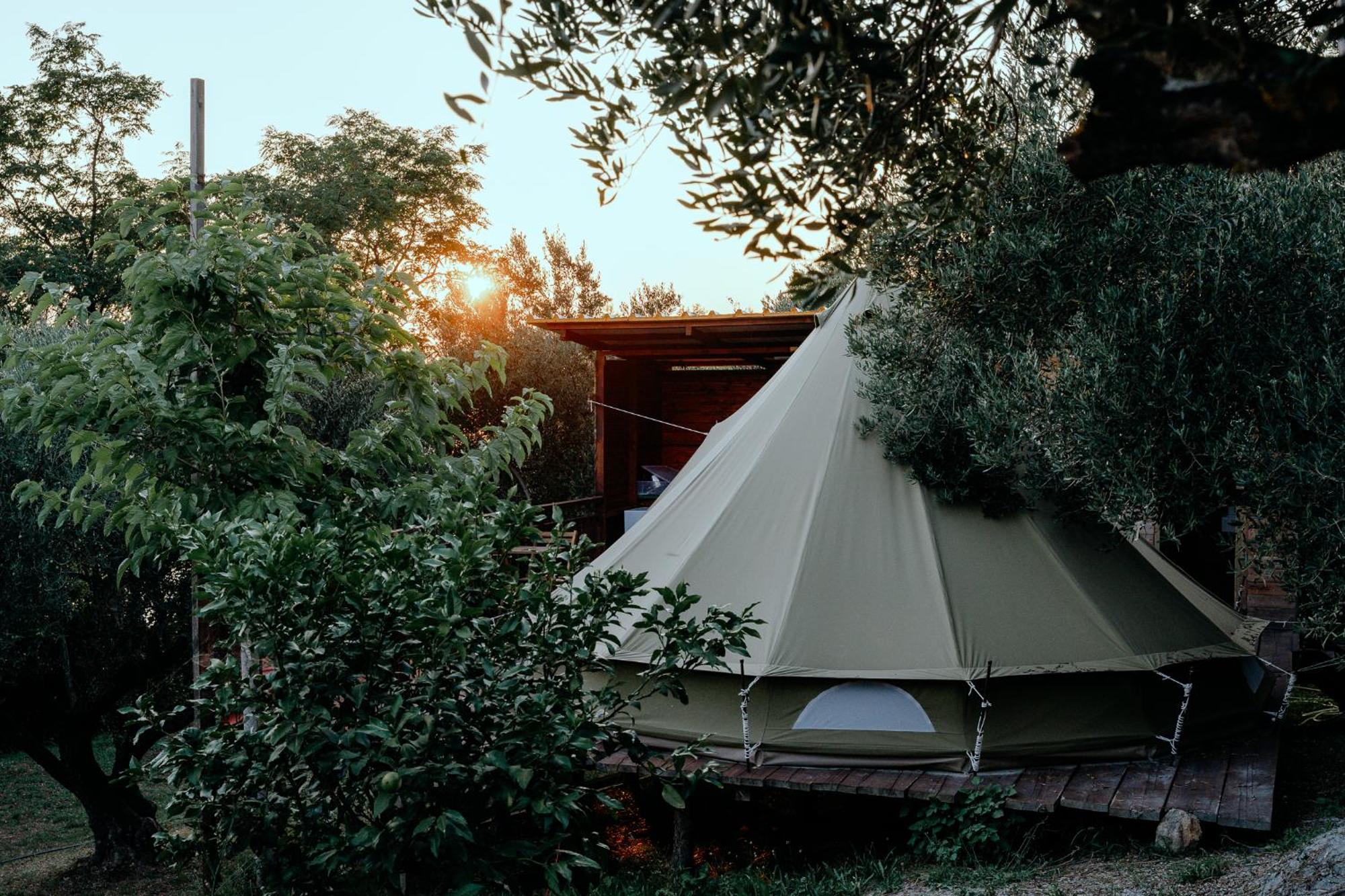 Campo de lujo Glamping Bell Tent Robinson Ljubač